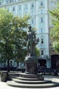 Monument to Sergei Yesenin on Tverskoy Boulevard.